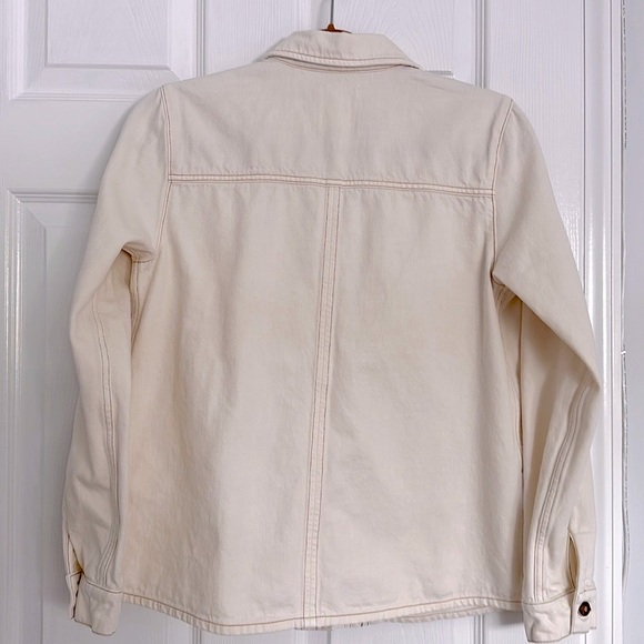 Sezane Willa jacket Ecru Size small - Picture 4 of 7